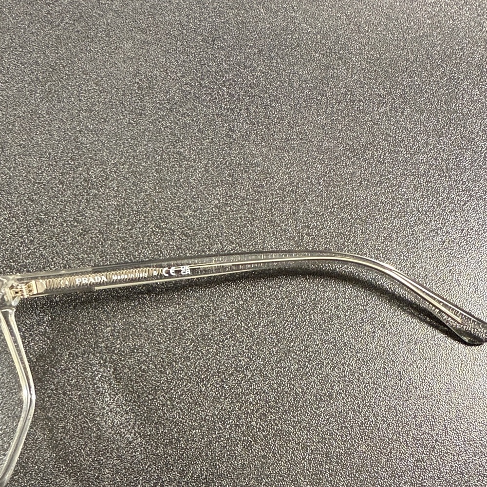 Prada Transparent Eyewear vpr14w with Black Case - Picture 3 of 4